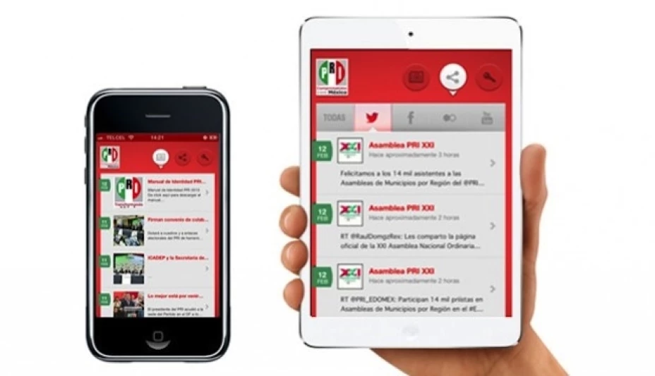 El PRI lanzó una aplicación