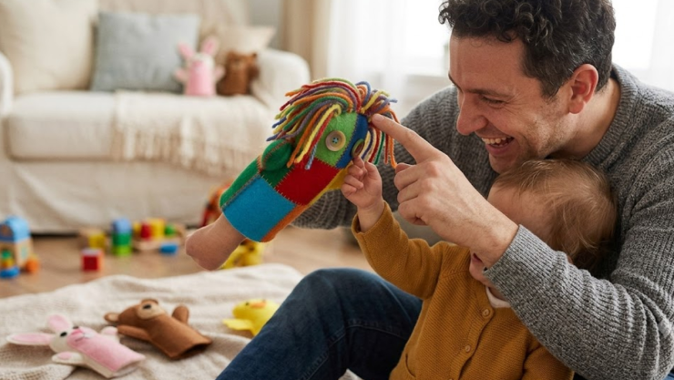 4 títeres de tela artesanales para niños que puedes hacer en casa: paso a paso