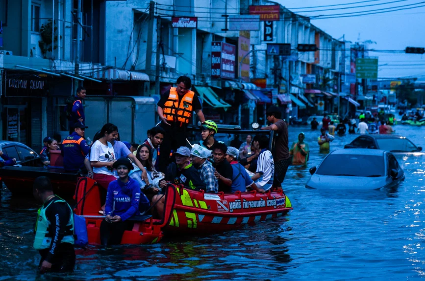 Inundaciones en Bangkok