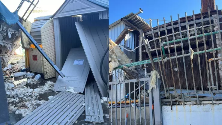 Reportan fuerte explosión en una fábrica de Rosarito