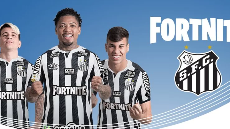 Fortnite patrocinador de Santos FC