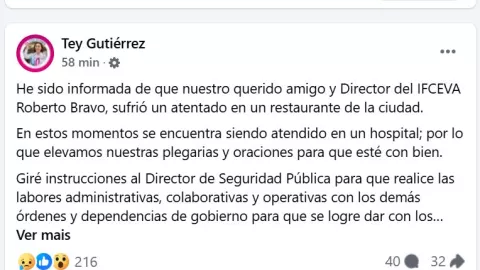 Atentado Roberto Bravo, Villa de Álvarez, Colima