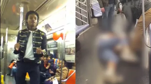 Exmarino estrangula a muerte a imitador de Michael Jackson en el Metro de Nueva York