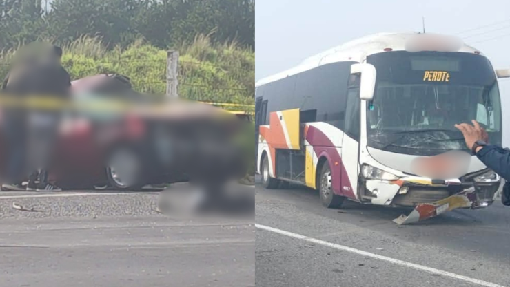 Captan video tras accidente en carretera de Veracruz