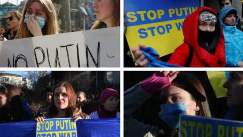 protetsas Rusia Ucrania detenidos