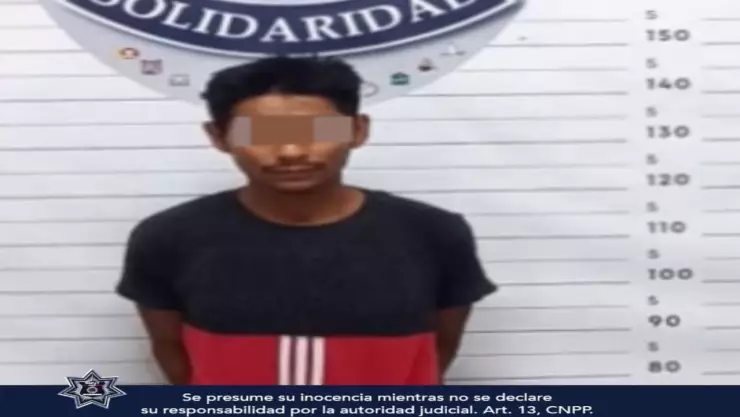 Autoridades aseguran a un hombre por violencia familiar en Solidaridad