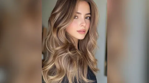 _tintes para el pelo ideales para mujeres con canas Castaño claro con reflejos
