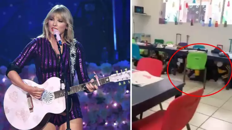 VIDEO: Con canción de Taylor Swift maestra calma a menores durante balacera