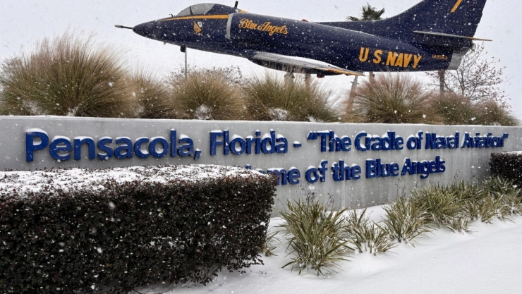 La región del Panhandle en Florida experimentó una nevada inesperada, marcando un hecho histórico.