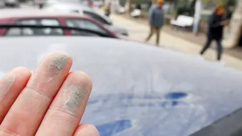 Cae ceniza volcánica en Tlaxcala