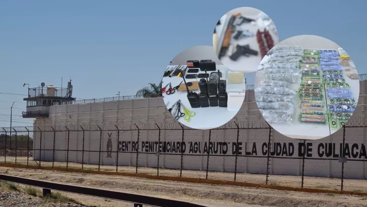Cateo en penal de Aguaruto