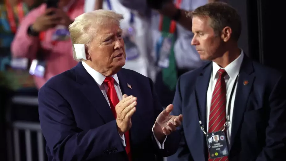 Trump reaparece en la Convención Nacional del Partido Republicano.