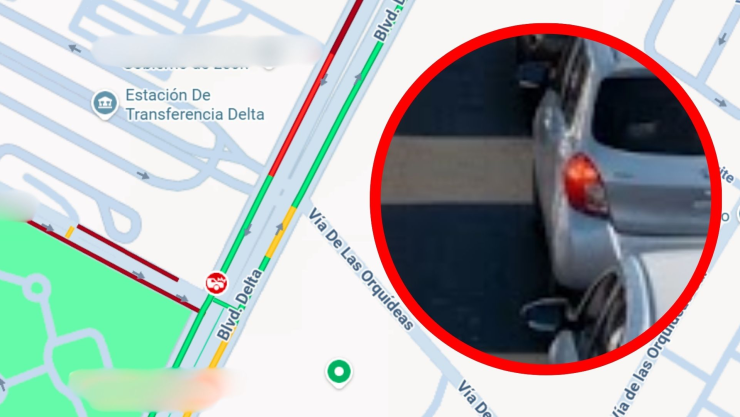 accidente en bulevar Delta León hoy