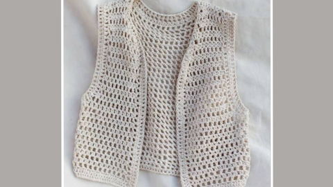 Ideas de chalecos de crochet - Punto calado.png