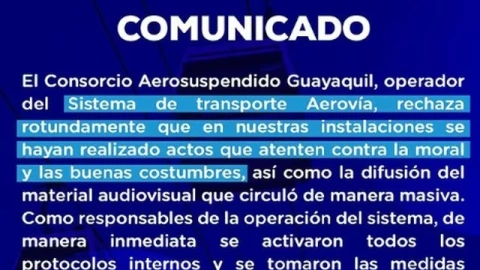 comunicado despido trabajadores teleferico ecuador.