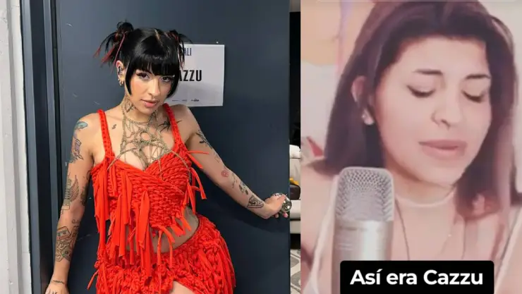 Así se veía Cazzu antes de ser famosa y de todos sus tatuajes