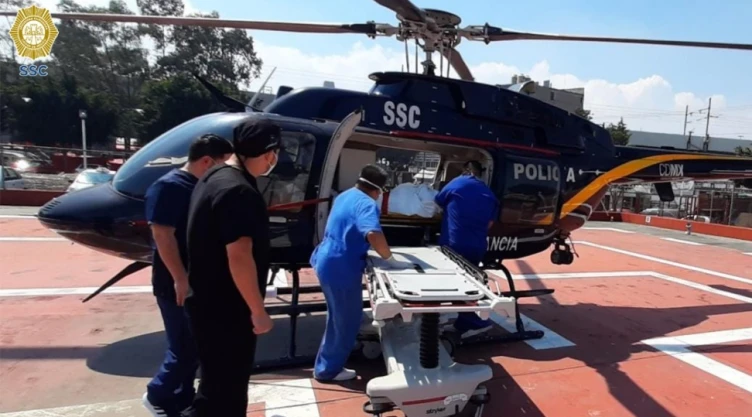 SSC helicóptero infarto