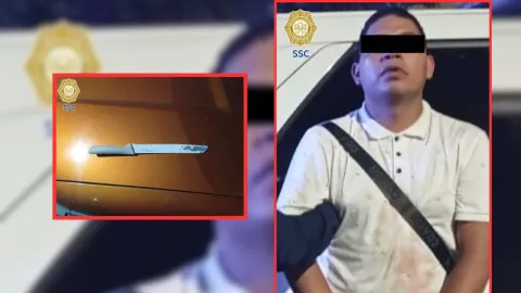 Hombre agrede a su expareja con cuchillo en Álvaro Obregón, CDMX