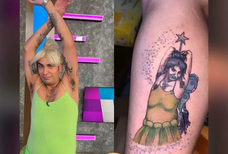 VIDEO: Fan se tatúa a nuestro querido Capi Pérez vestido de hada.
