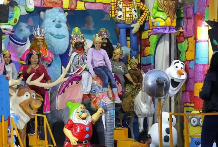 Romería Reyes Magos Monumento a la Revolución