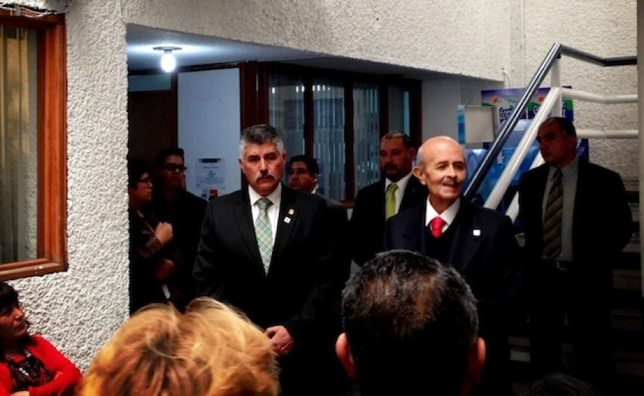 El gobernador de Michoacán Fausto Vallejo Figueroa