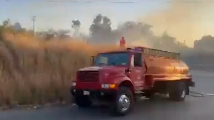 incendio Recta a Cholula hoy 13 de diciembre de 2024