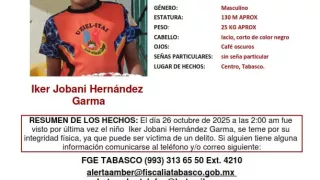 ¡2 hermanitos desaparecen en la madrugada en Centro, Tabasco! Familiares buscan a los niños Iker Jobani y Kenia Jasmín
