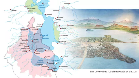 As&iacute; de grande era el lago Texcoco