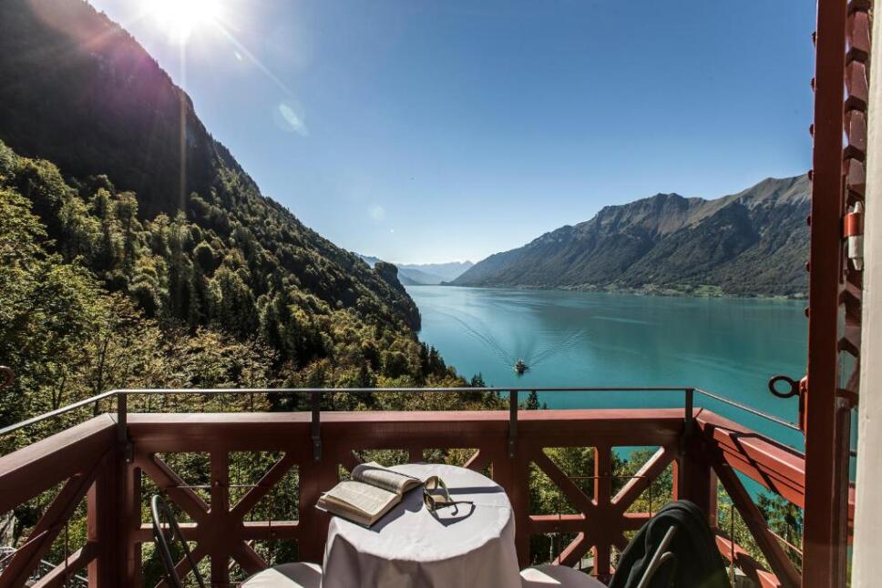 grandhotel giessbach vista desde la suite