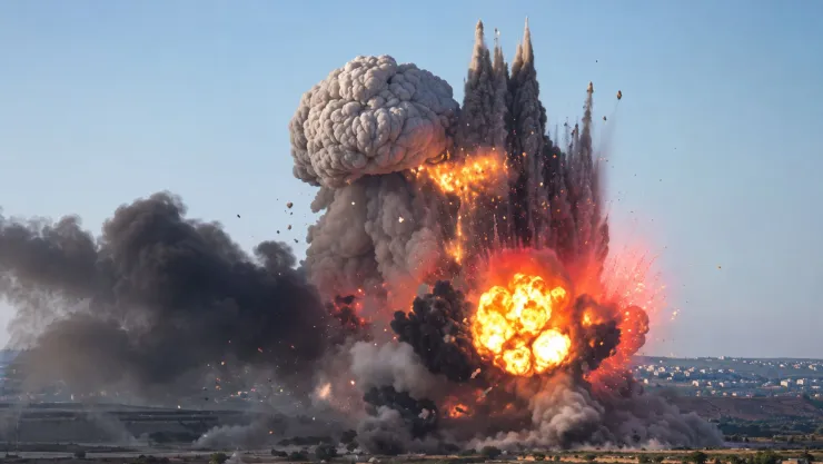 VIDEO: Captan fuerte explosión de fábrica de pirotecnia; hay varios heridos