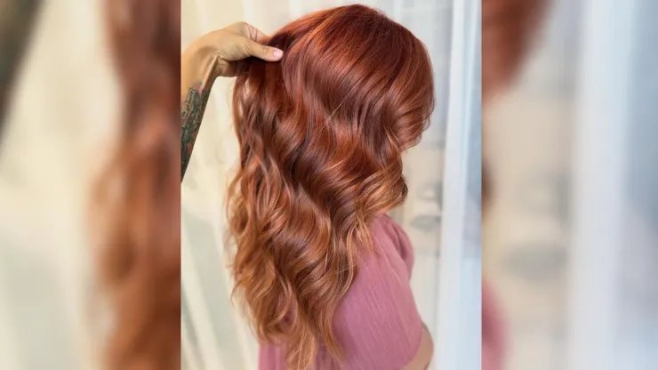 tonos rojos cabello para morenas