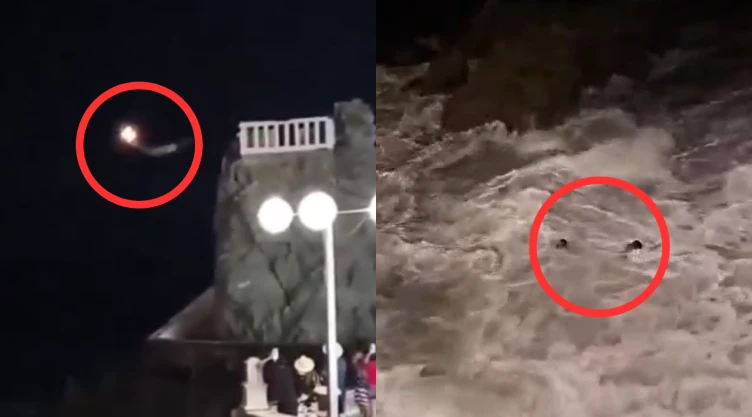 VIDEO | Clavadista se tira al mar en Mazatlán, Sinaloa, y la marea lo arrastra: Hallan su cuerpo tras intensa búsqueda