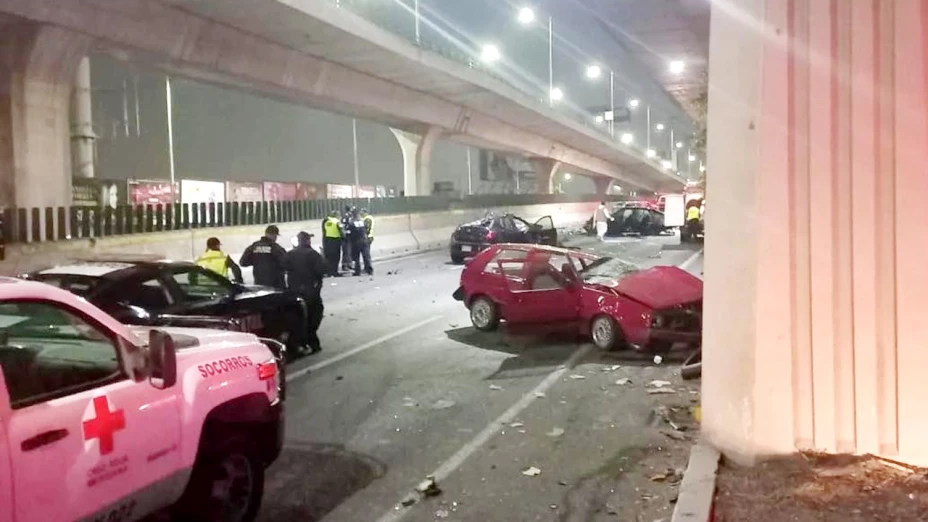 Accidente en periférico norte