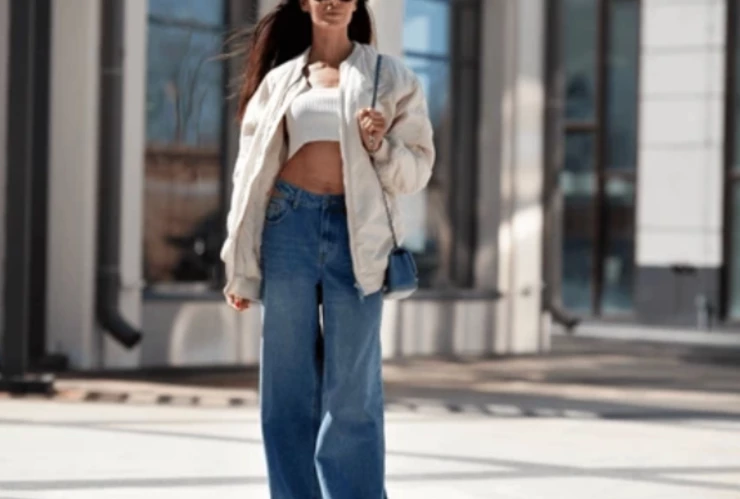 formas de combinar los pantalones anchos