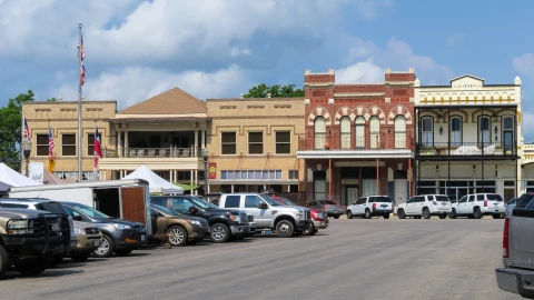 Las calles de Cinco Ranch, Texas