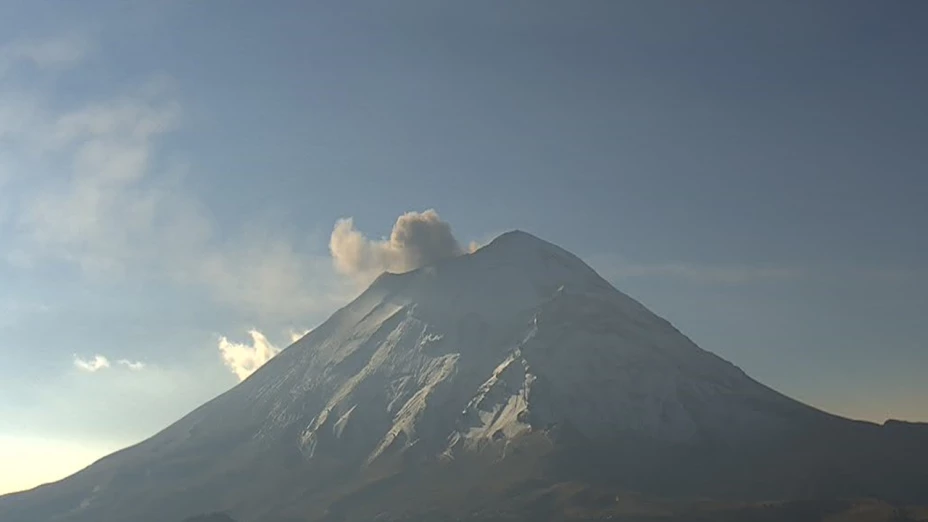 Volcán Popocatépetl hoy 17 de enero de 2025