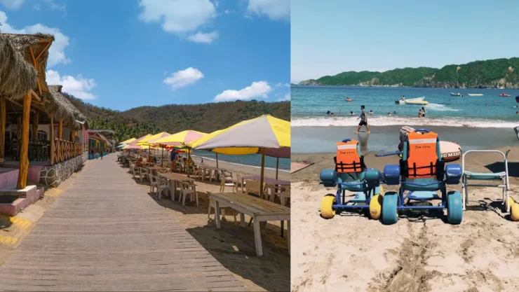 Cuastecomates primera playa y pueblo incluyente