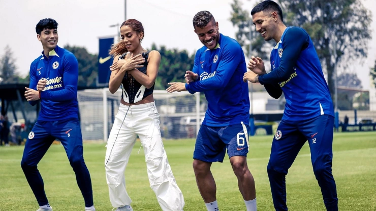 club américa y anitta