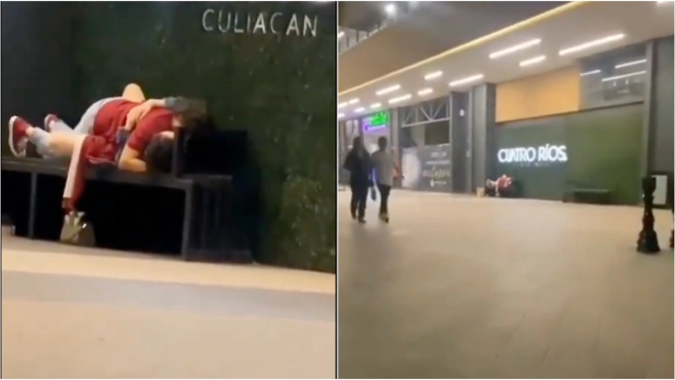 ¡Échenles agua! Captan a pareja teniendo relaciones en un centro comercial en Culiacán
