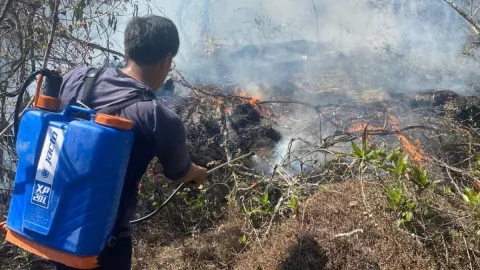 Fuerte incendio en El Mal País; cerca de Xalapa