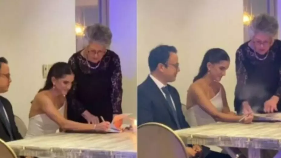 Acta de matrimonio se incendia