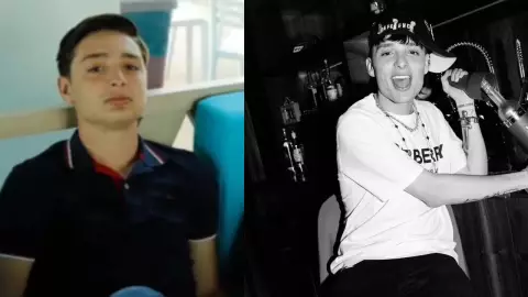 peso pluma de joven antes de ser famoso