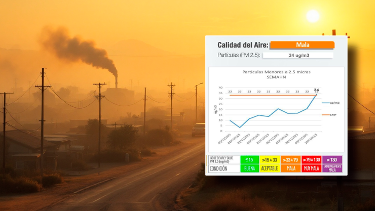 ¡Alerta en Chiapas! Mala calidad del aire en la zona metropolitana de Tuxtla Gutiérrez