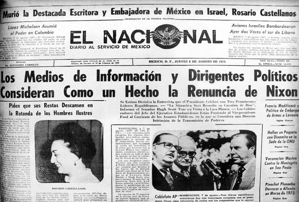 fallecimiento rosario castellando en el periodico el nacional
