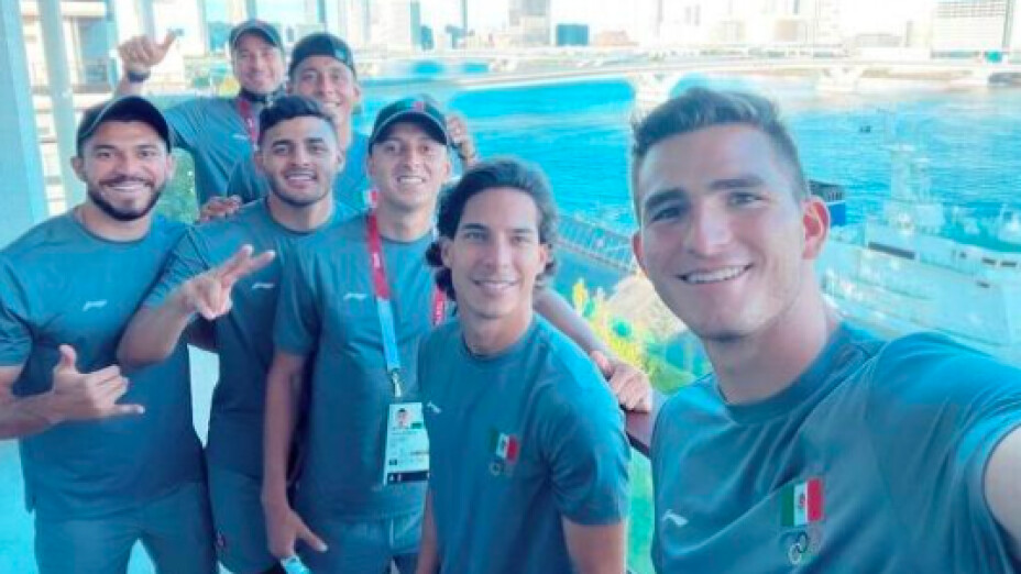 Selección Mexicana de Futbol en Villa Olímpica Tokyo 2020