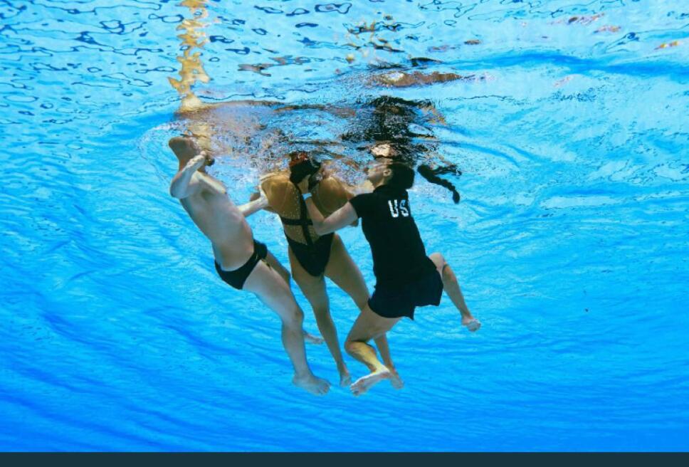 Andrea Fuentes rescata Anita Álvarez Mundial Natación.