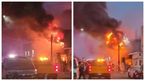 Tragedia en Sinaloa: Muere calcinada mujer embarazada tras incendio de dulcería en Navolato