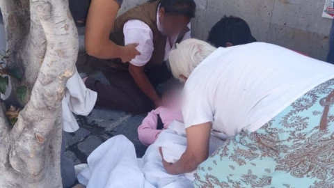 Mujer da a luz en calles de Analco en la ciudad de Puebla