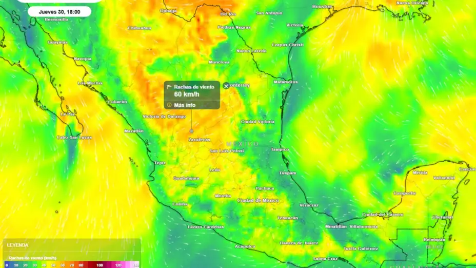 Chihuahua descenso de temperatura
