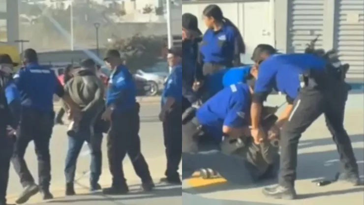 Guardias de seguridad golpean y electrocutan a fotoperiodista en Plaza Sendero, Tijuana